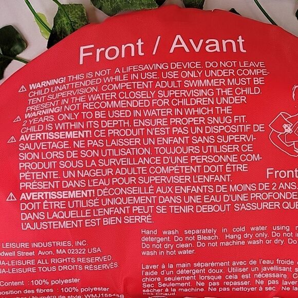 Aqua Leisure. Arm Floaties. Size 4-6yrs. Max 50 pounds. EUC - Picture 4 of 10